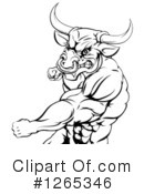 Bull Clipart #1265346 by AtStockIllustration