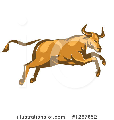 Bull Clipart #1287652 by patrimonio
