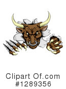 Bull Clipart #1289356 by AtStockIllustration