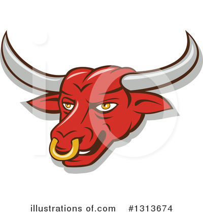 Bull Clipart #1313674 by patrimonio
