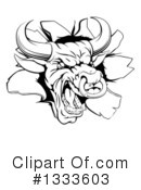 Bull Clipart #1333603 by AtStockIllustration