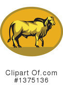 Bull Clipart #1375136 by patrimonio