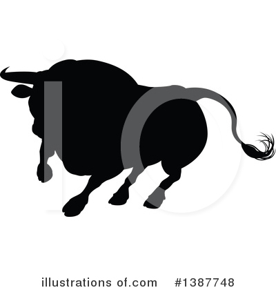 Royalty-Free (RF) Bull Clipart Illustration by AtStockIllustration - Stock Sample #1387748