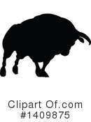 Bull Clipart #1409875 by AtStockIllustration