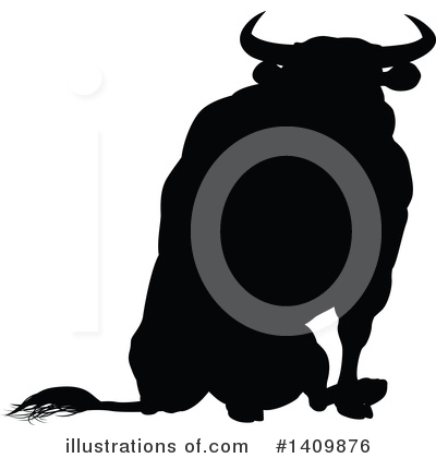 Royalty-Free (RF) Bull Clipart Illustration by AtStockIllustration - Stock Sample #1409876