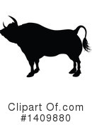 Bull Clipart #1409880 by AtStockIllustration