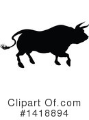 Bull Clipart #1418894 by AtStockIllustration