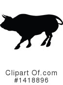 Bull Clipart #1418896 by AtStockIllustration