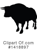 Bull Clipart #1418897 by AtStockIllustration