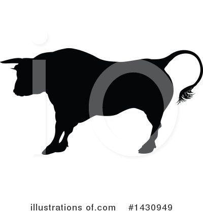 Royalty-Free (RF) Bull Clipart Illustration by AtStockIllustration - Stock Sample #1430949