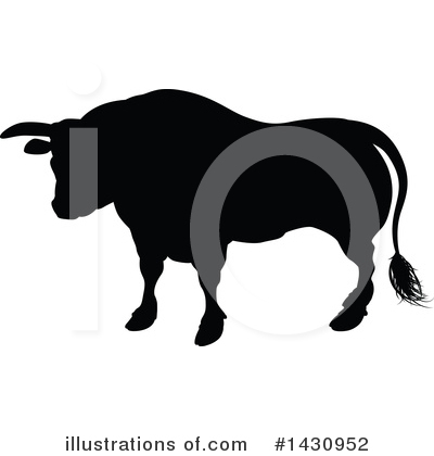 Royalty-Free (RF) Bull Clipart Illustration by AtStockIllustration - Stock Sample #1430952