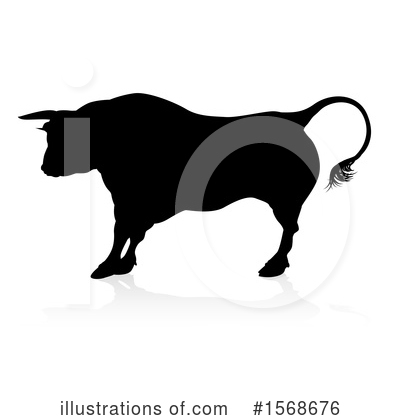 Royalty-Free (RF) Bull Clipart Illustration by AtStockIllustration - Stock Sample #1568676