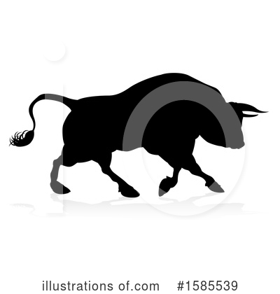 Royalty-Free (RF) Bull Clipart Illustration by AtStockIllustration - Stock Sample #1585539