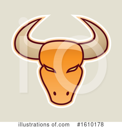 Royalty-Free (RF) Bull Clipart Illustration by cidepix - Stock Sample #1610178