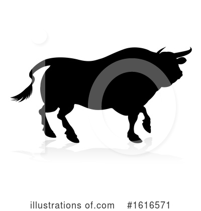 Royalty-Free (RF) Bull Clipart Illustration by AtStockIllustration - Stock Sample #1616571