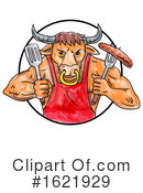 Bull Clipart #1621929 by patrimonio