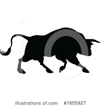 Royalty-Free (RF) Bull Clipart Illustration by AtStockIllustration - Stock Sample #1655927