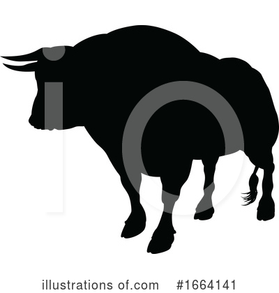 Royalty-Free (RF) Bull Clipart Illustration by AtStockIllustration - Stock Sample #1664141