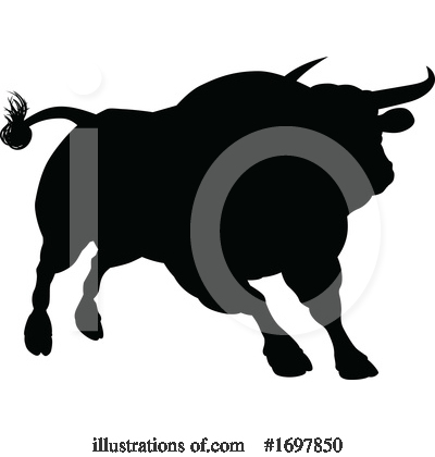 Royalty-Free (RF) Bull Clipart Illustration by AtStockIllustration - Stock Sample #1697850
