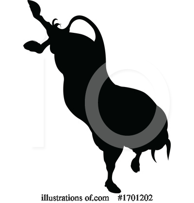 Royalty-Free (RF) Bull Clipart Illustration by AtStockIllustration - Stock Sample #1701202