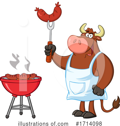 Grill Clipart #1714098 by Hit Toon