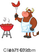 Bull Clipart #1714098 by Hit Toon