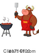 Bull Clipart #1714100 by Hit Toon