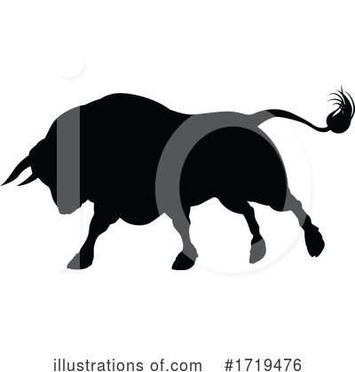 Royalty-Free (RF) Bull Clipart Illustration by AtStockIllustration - Stock Sample #1719476