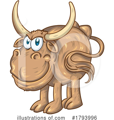 Royalty-Free (RF) Bull Clipart Illustration by Domenico Condello - Stock Sample #1793996