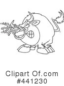 Bull Clipart #441230 by toonaday
