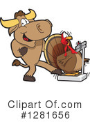 Bull Mascot Clipart #1281656 by Mascot Junction