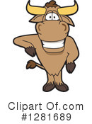 Bull Mascot Clipart #1281689 by Mascot Junction