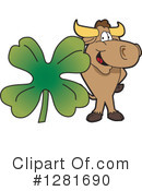 Bull Mascot Clipart #1281690 by Mascot Junction