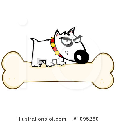 Royalty-Free (RF) Bull Terrier Clipart Illustration by Hit Toon - Stock Sample #1095280