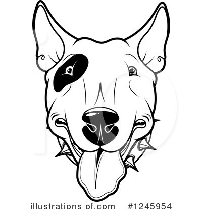 Bull Terrier Clipart #1245954 by Pushkin