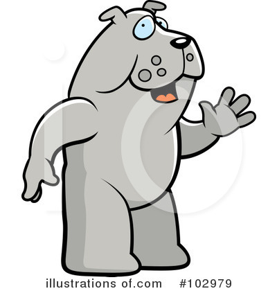 Royalty-Free (RF) Bulldog Clipart Illustration by Cory Thoman - Stock Sample #102979