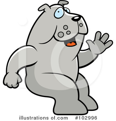 Royalty-Free (RF) Bulldog Clipart Illustration by Cory Thoman - Stock Sample #102996