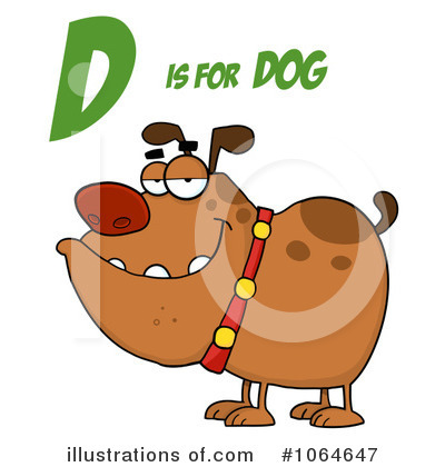 Royalty-Free (RF) Bulldog Clipart Illustration by Hit Toon - Stock Sample #1064647