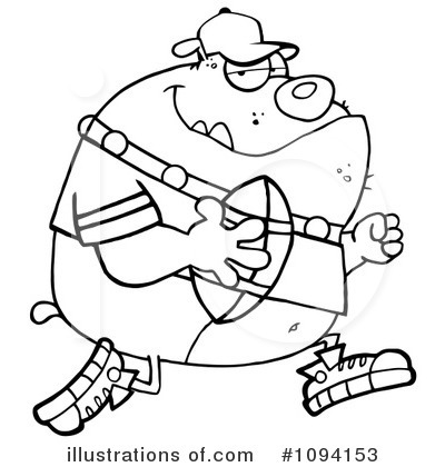 Royalty-Free (RF) Bulldog Clipart Illustration by Hit Toon - Stock Sample #1094153