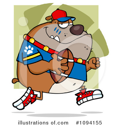 Royalty-Free (RF) Bulldog Clipart Illustration by Hit Toon - Stock Sample #1094155