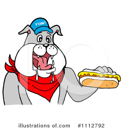 Bulldog Clipart #1112792 by LaffToon