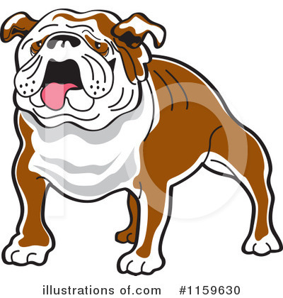 Royalty-Free (RF) Bulldog Clipart Illustration by Andy Nortnik - Stock Sample #1159630