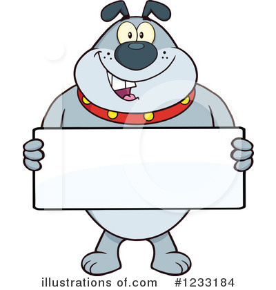 Royalty-Free (RF) Bulldog Clipart Illustration by Hit Toon - Stock Sample #1233184