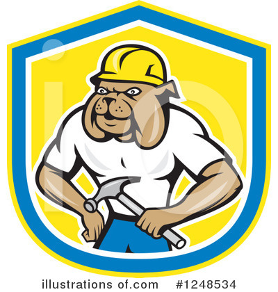Royalty-Free (RF) Bulldog Clipart Illustration by patrimonio - Stock Sample #1248534