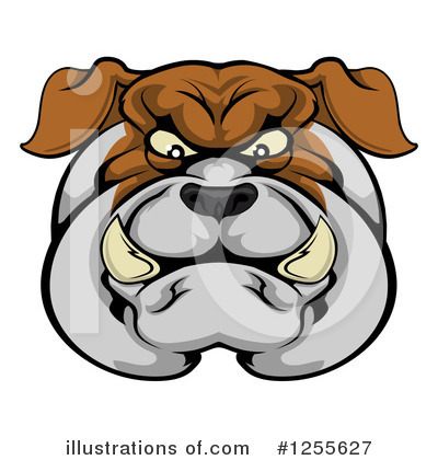 Bulldog Clipart #1255627 by AtStockIllustration