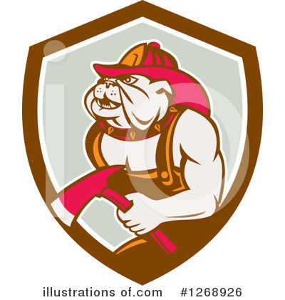 Fire Man Clipart #1268926 by patrimonio