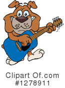 Bulldog Clipart #1278911 by Dennis Holmes Designs