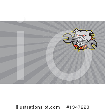 Royalty-Free (RF) Bulldog Clipart Illustration by patrimonio - Stock Sample #1347223