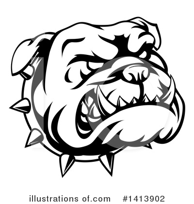 Royalty-Free (RF) Bulldog Clipart Illustration by AtStockIllustration - Stock Sample #1413902
