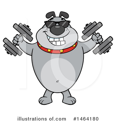 Royalty-Free (RF) Bulldog Clipart Illustration by Hit Toon - Stock Sample #1464180